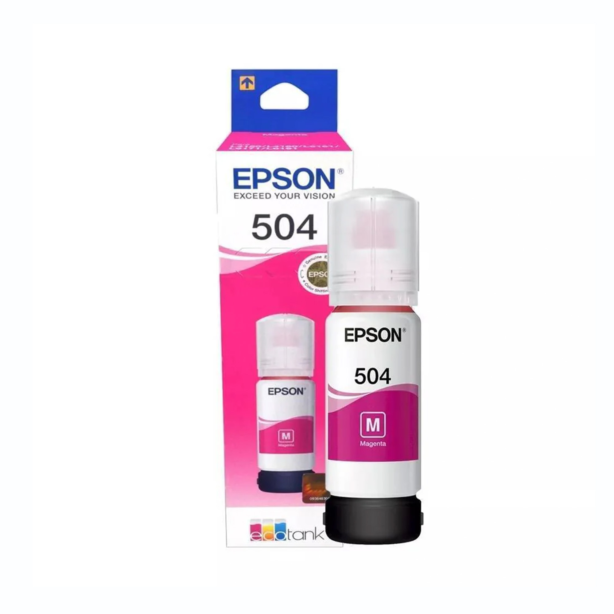 Botella de Tinta Epson T504 de 70 ml, Magenta