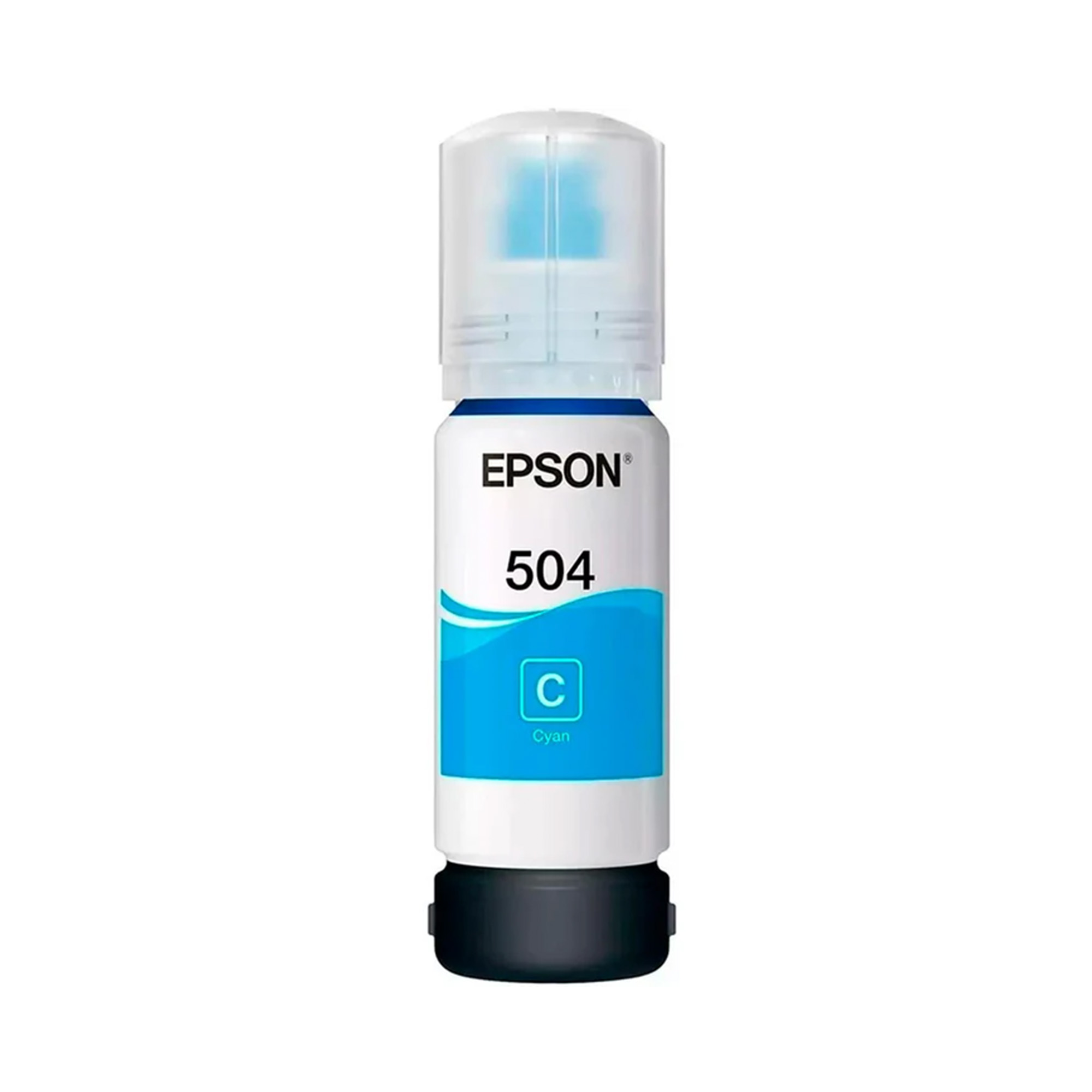 Botella de Tinta Epson T504 de 70 ml, Cian