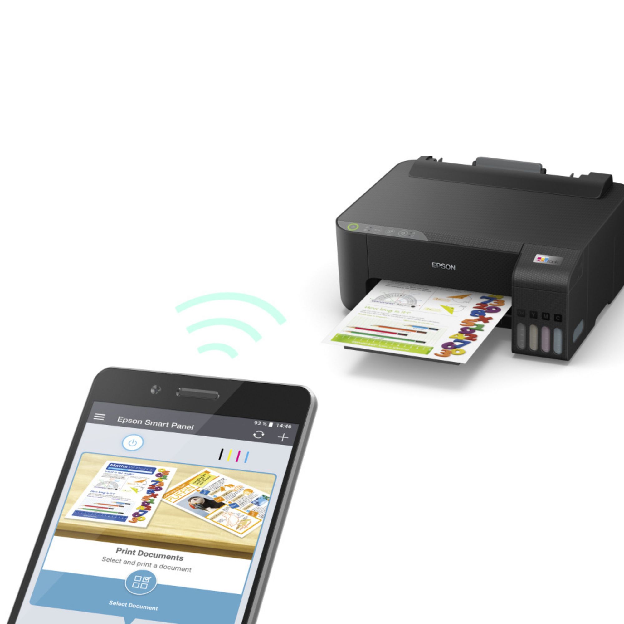 Impresora Epson EcoTank L1250, Sistema de Tinta Continua, USB, Wi-Fi ...
