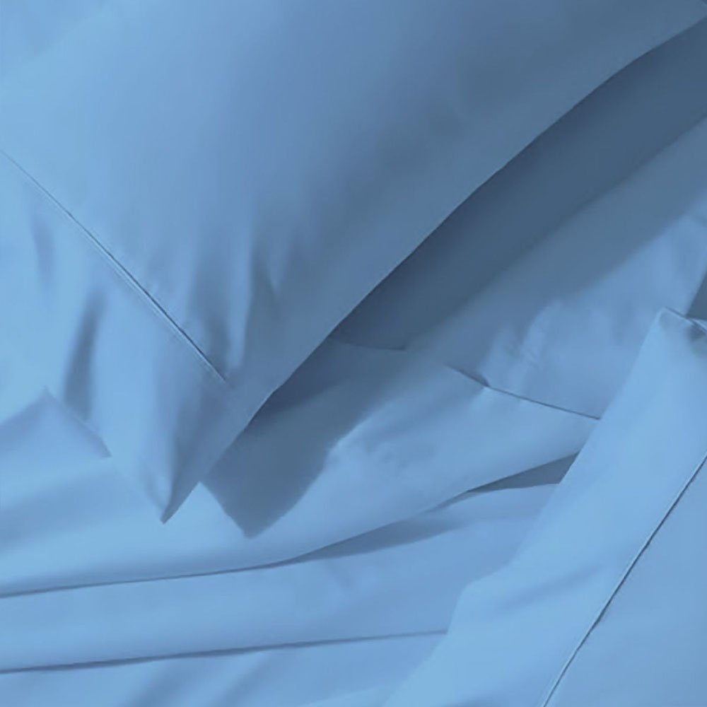 Juego de Sábanas Matrimonial 100% Algodón Premium Azul Pastel - Confort y Calidez todo el  año – Kyuden Home