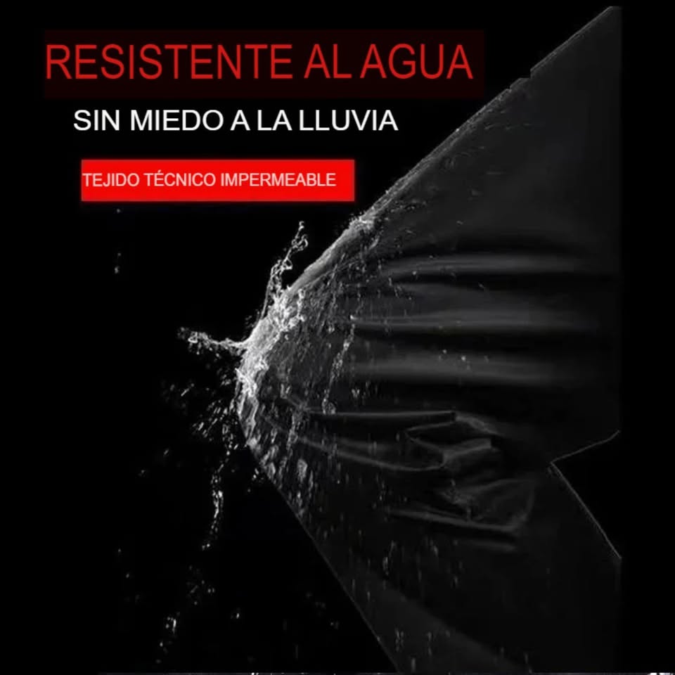 Impermeables chubasquero motocicleta L lluvia trabajo negro camping senderismo reflejante