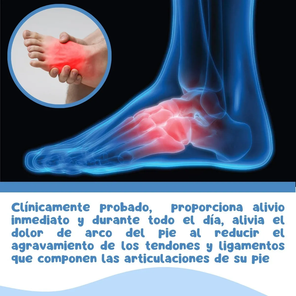 Plantilla talonera Gel Imán Corrección Pisada Tamaño de la plantilla Estándar caminar correr