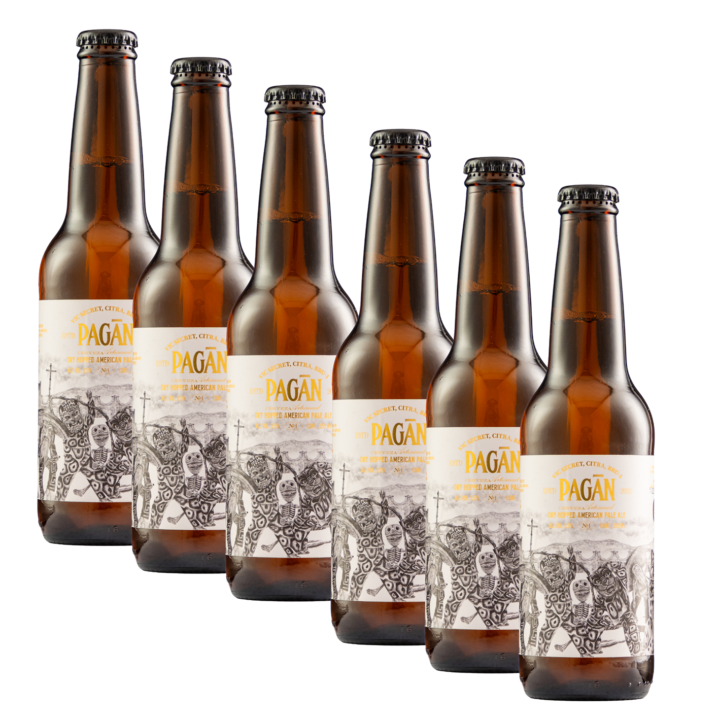 Six Pack Cerveza Pagan Pale Ale 355 Ml