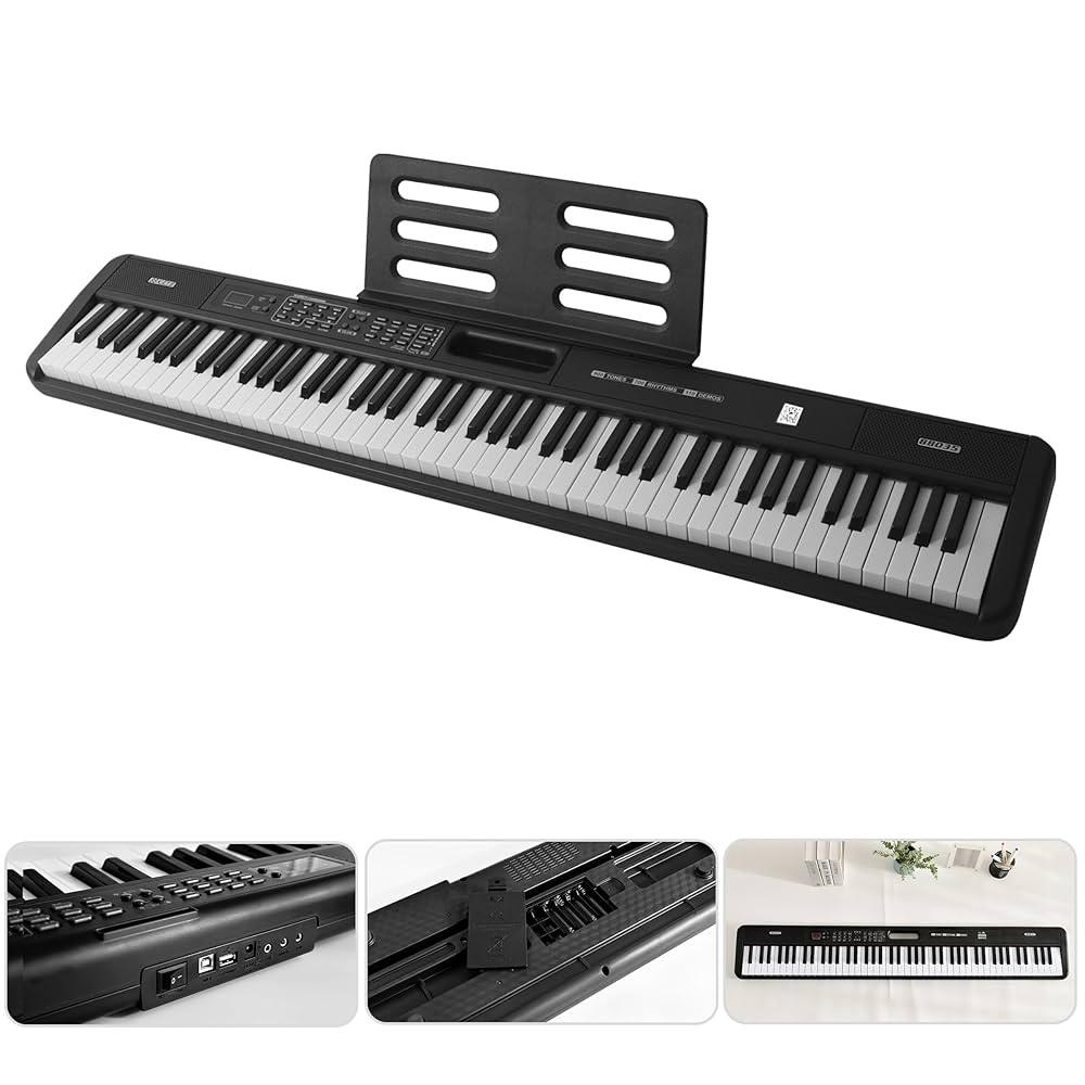 Teclado electronico 88 teclas 700 ritmos y 900 tonos -  Besser