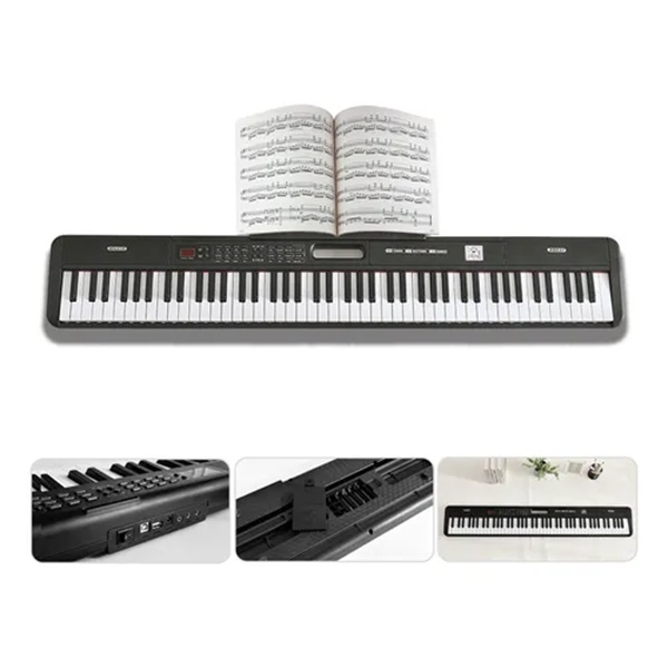 Teclado electronico 88 teclas 700 ritmos y 900 tonos -  Besser