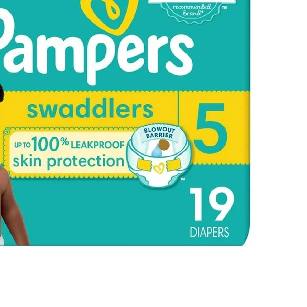 Pañales Pampers Swaddlers Active Baby Talla 5 19pz