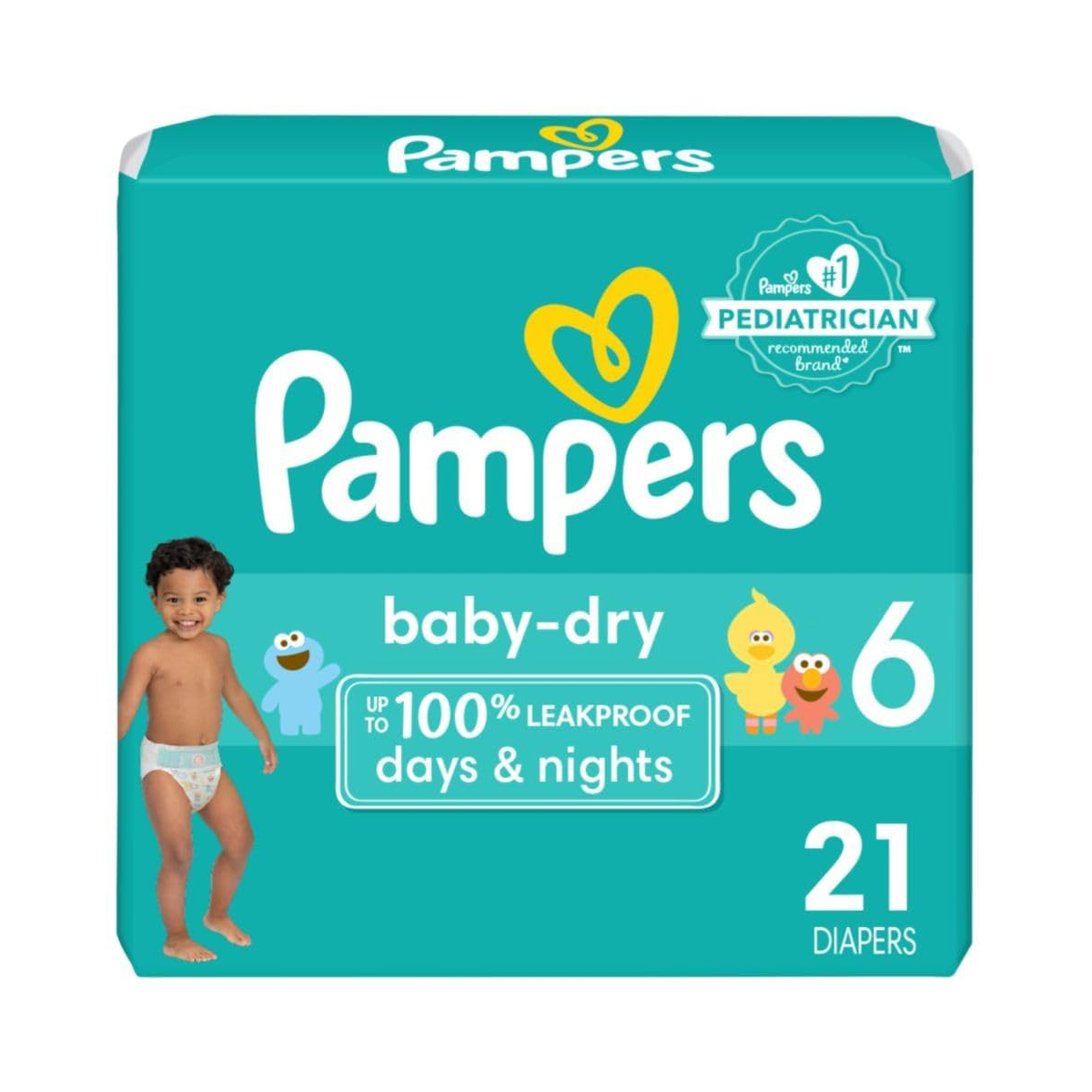 Pañales Pampers Baby Dry Talla 6 21pz