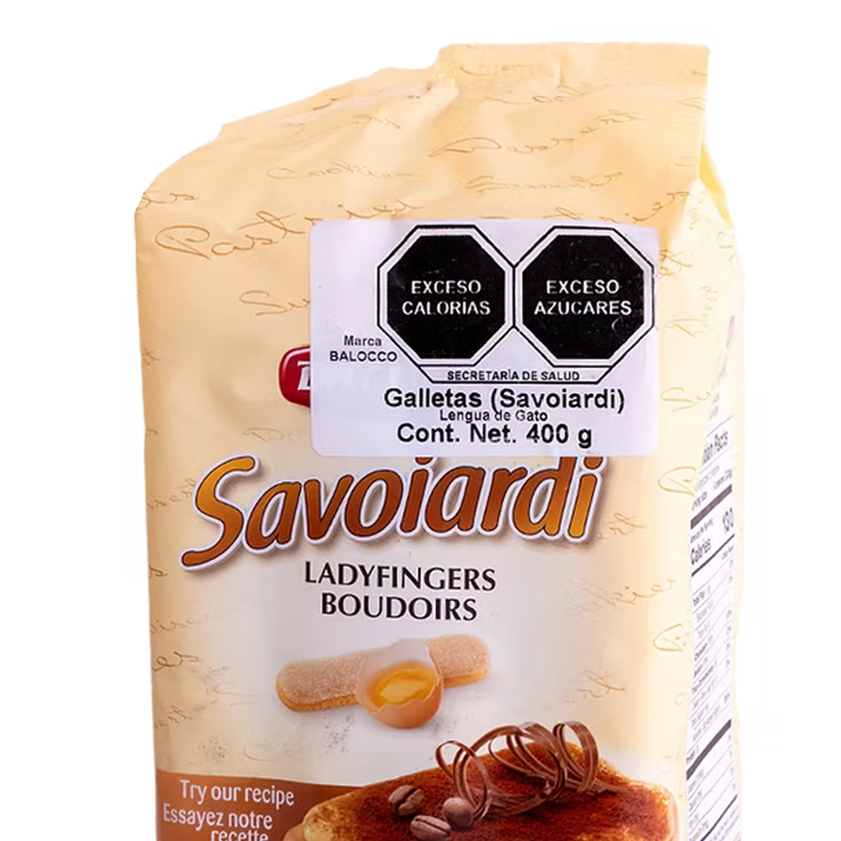 Galletas Savoiardi Balocco Lengua De Gato 400 gr