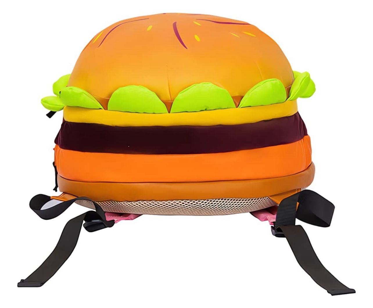 Mochila Hamburguesa Divertida Escolar Gran Capacidad