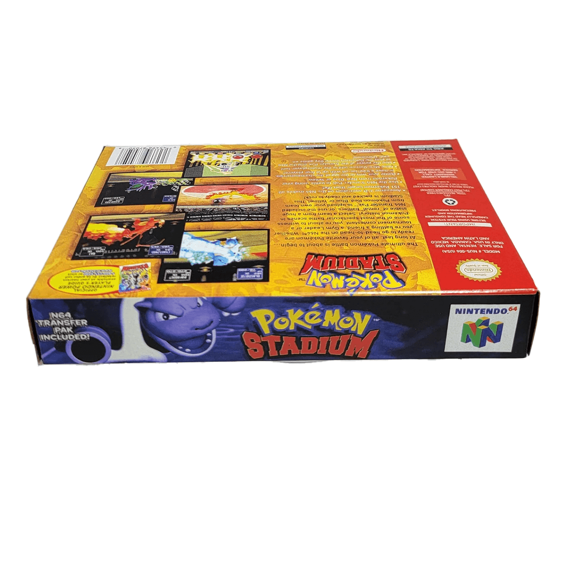 Pokemon Stadium N64 Estándar Físico Nuevo.