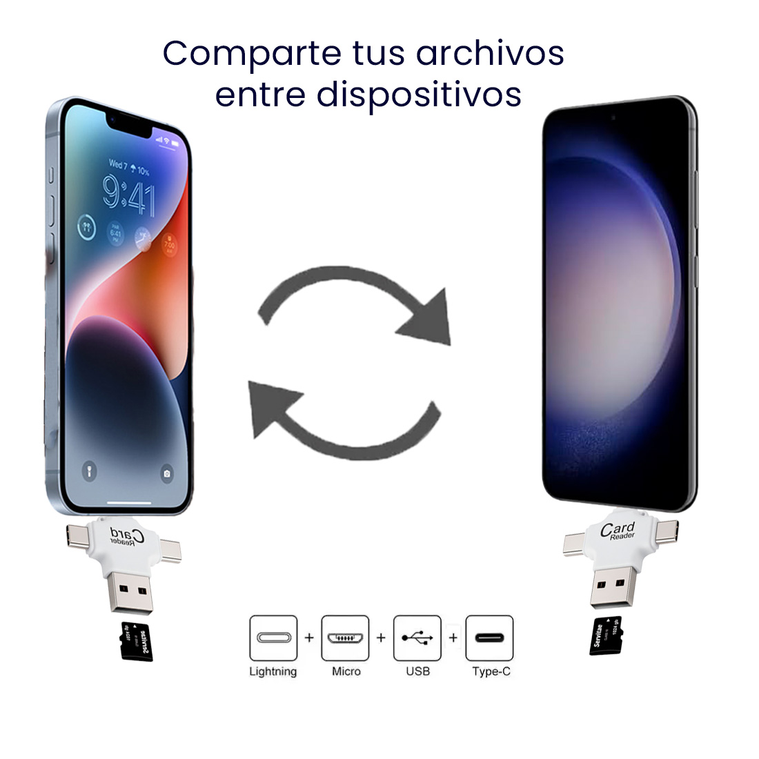 Memoria 1tb iPhone Android iPad Pc Usb-c Ios Microusb 1 Tera.
