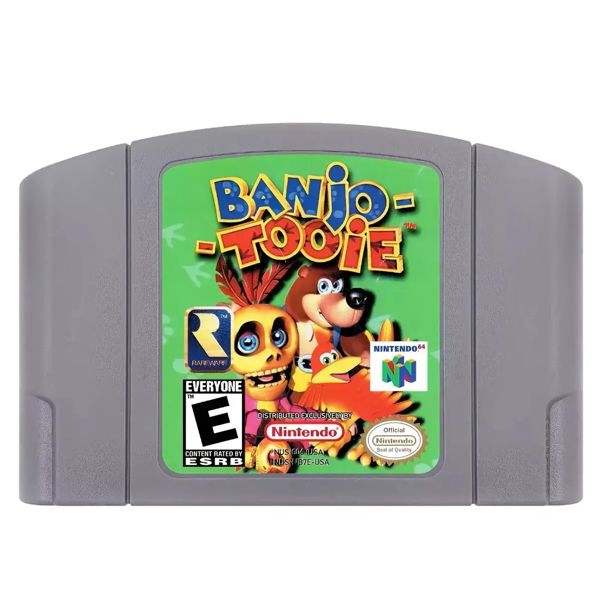 Banjo Tooie N64 Físico En Caja Con Manual Caja De Acrílico.