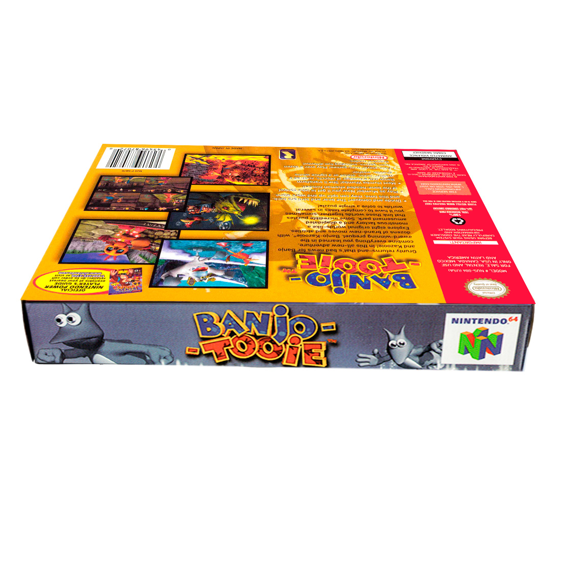 Banjo Tooie N64 Físico En Caja Con Manual Caja De Acrílico.