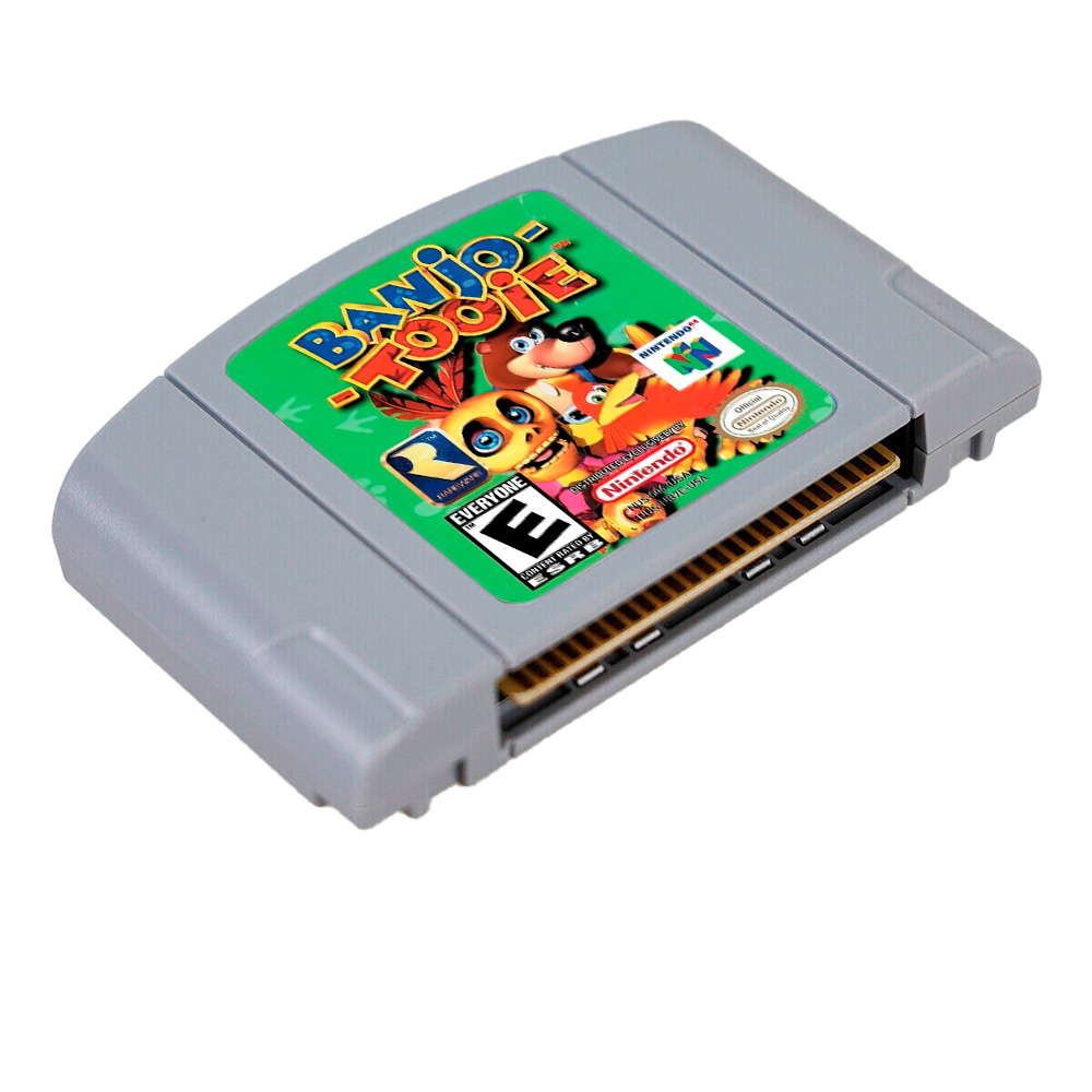 Banjo Tooie N64 Físico En Caja Con Manual Caja De Acrílico.
