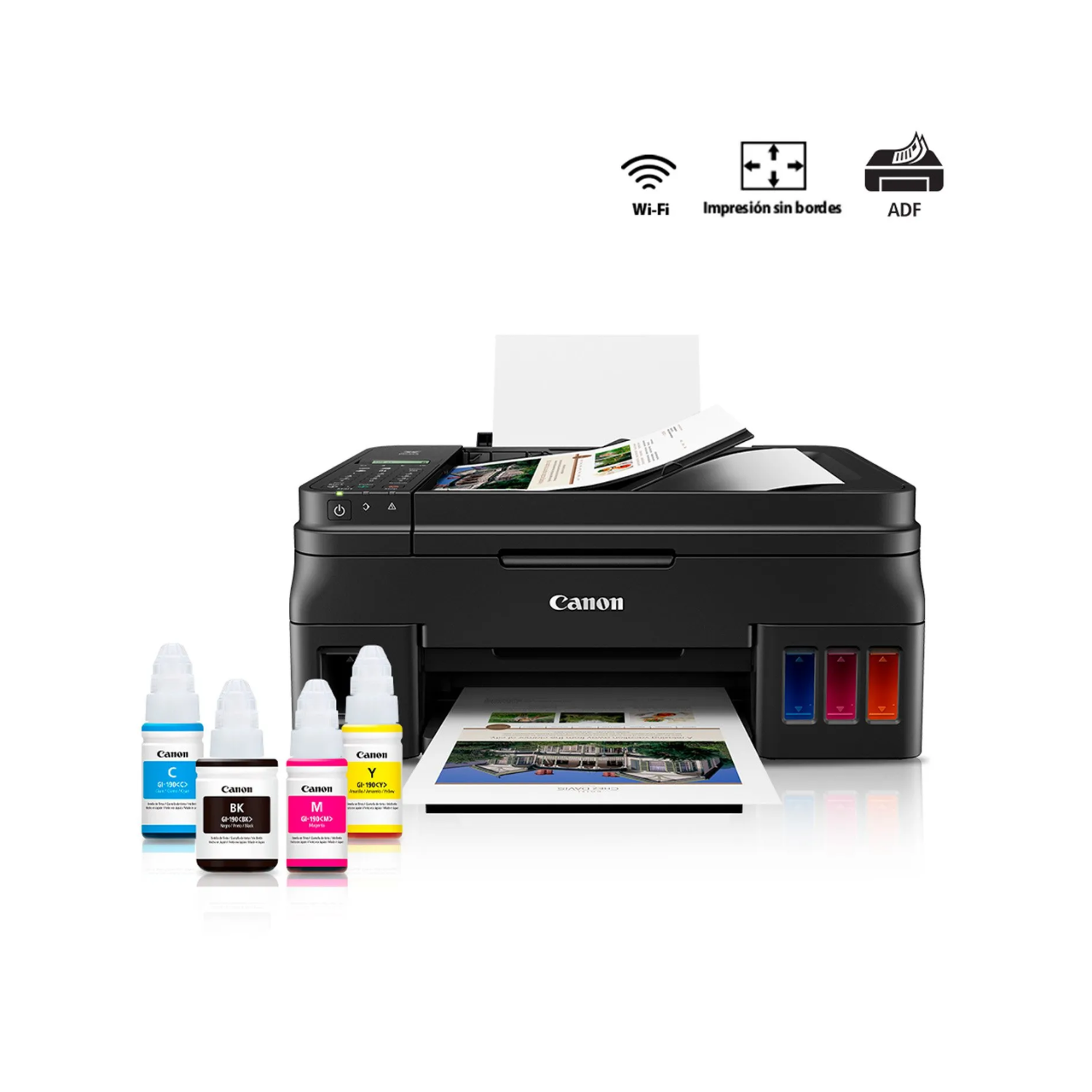 Multifuncional Canon Pixma G4110 Color Tinta Continua Wi-Fi