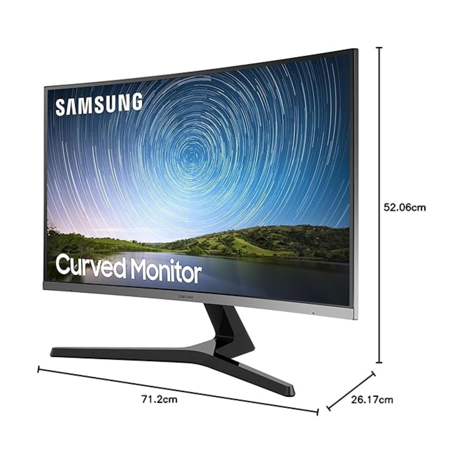 Monitor Curvo Samsung 32" Full HD LC32R500FHLXZX, VA 4ms, HDMI/VGA, 75Hz