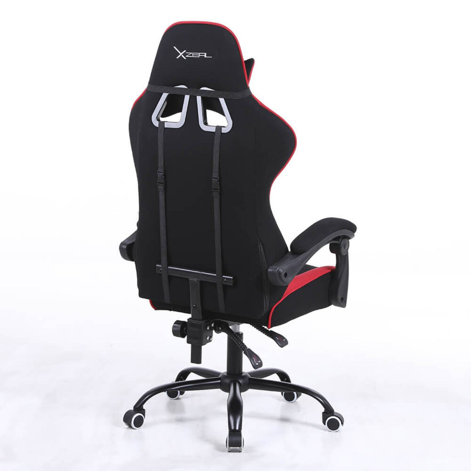 Silla Gamer Xzeal Xz20 Neg/rojo Acero Textil Alto Desempeño (xzsxz20r)
