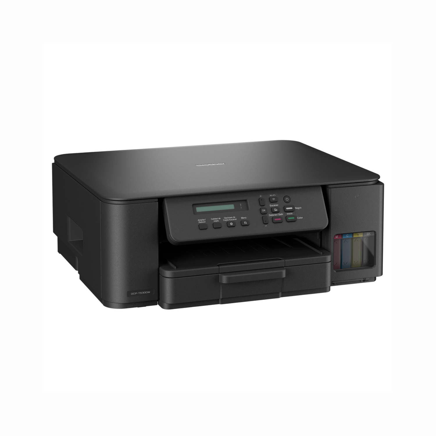 Multifuncional Brother de inyección de tinta a color DCP-T530DW inkbenefit tank.
