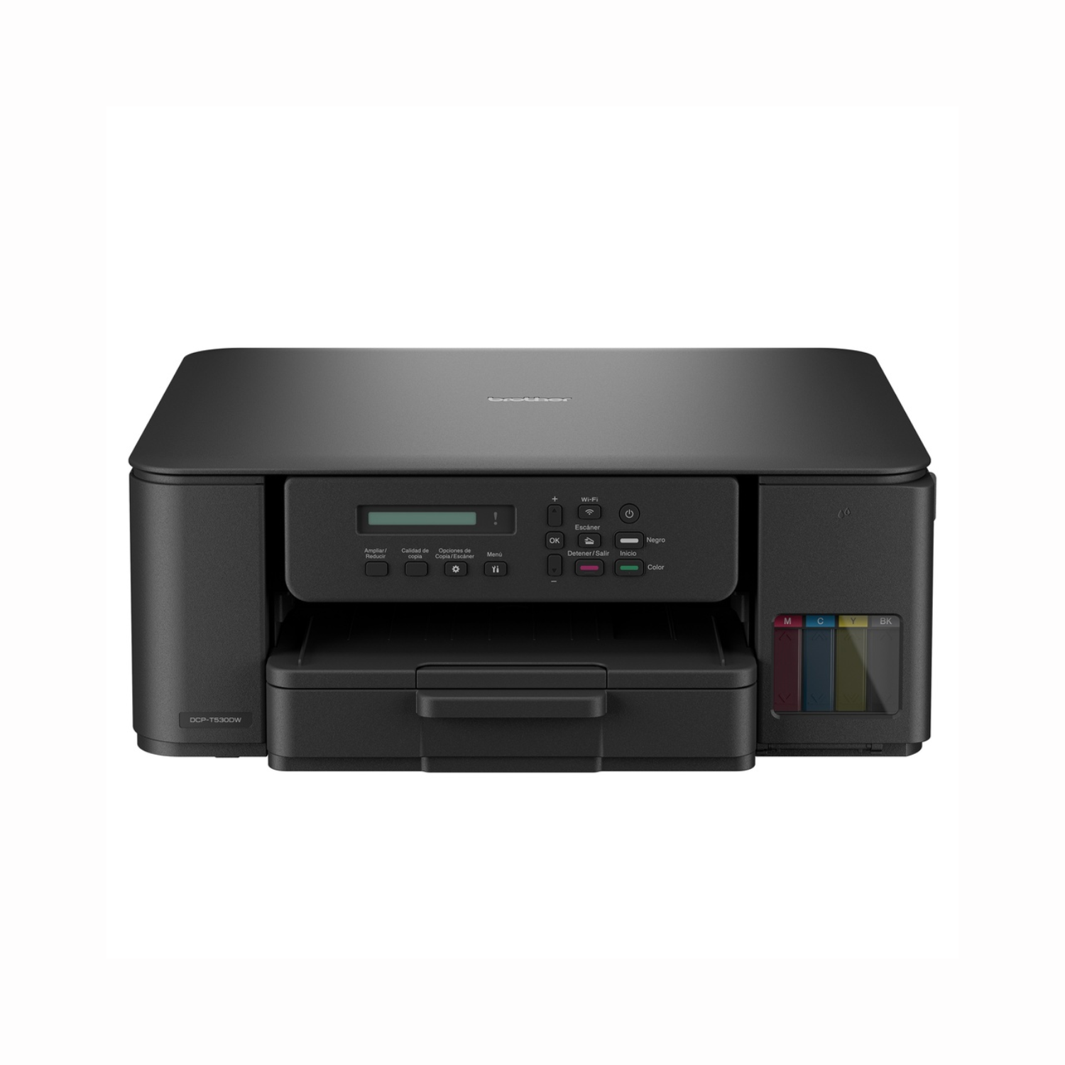 Multifuncional Brother de inyección de tinta a color DCP-T530DW inkbenefit tank.