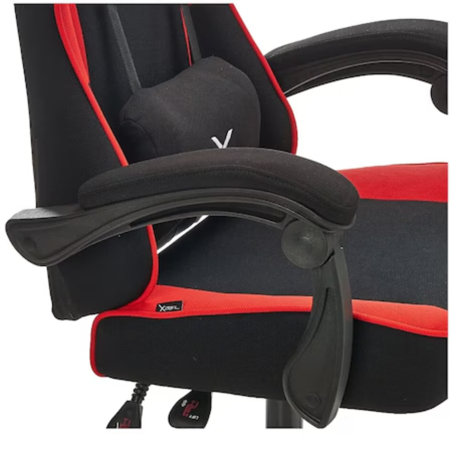 Silla Gamer Xzeal Xz20 Neg/rojo Acero Textil Alto Desempeño (xzsxz20r)