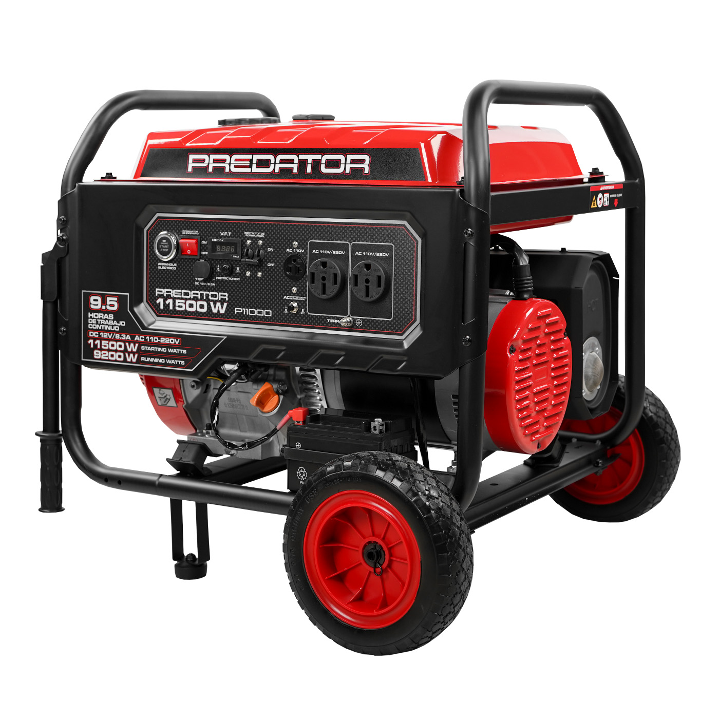 Generador Eléctrico Predator Potencia 11,500 Watts – P11000