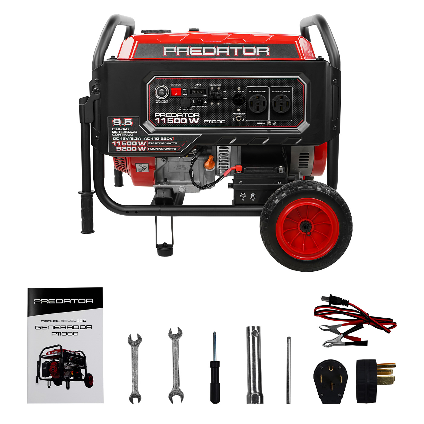 Generador Eléctrico Predator Potencia 11,500 Watts – P11000