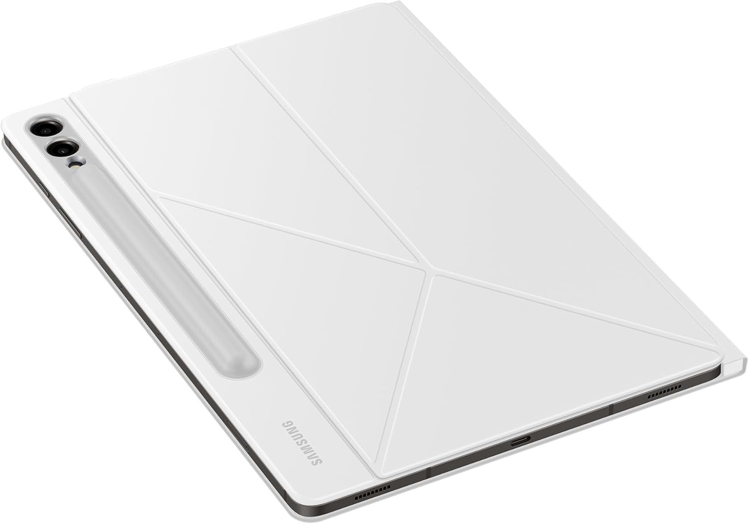Funda Samsung Galaxy Smart Book Cover Tab S9+ / S9 Fe+ Color Blanco