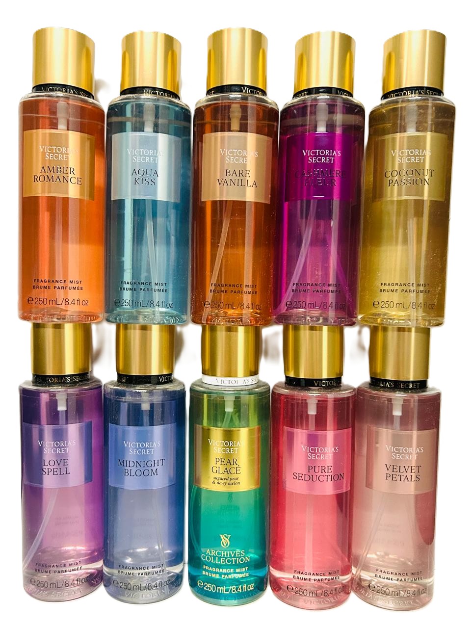 PAQUETE VICTORIA'S SECRET 10 PIEZAS COMBINADAS