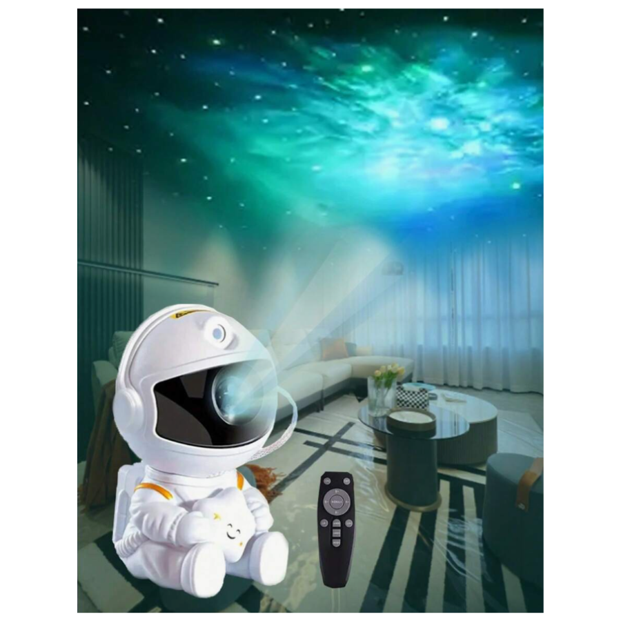  Proyector lámpara de Espacio De Astronauta, Luz Nocturna De Galaxia,