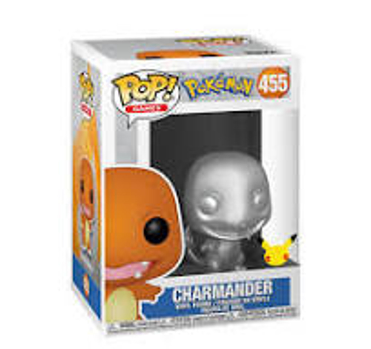 Funko Pop! Games – Pokémon – Charmander (Silver Metallic) #455