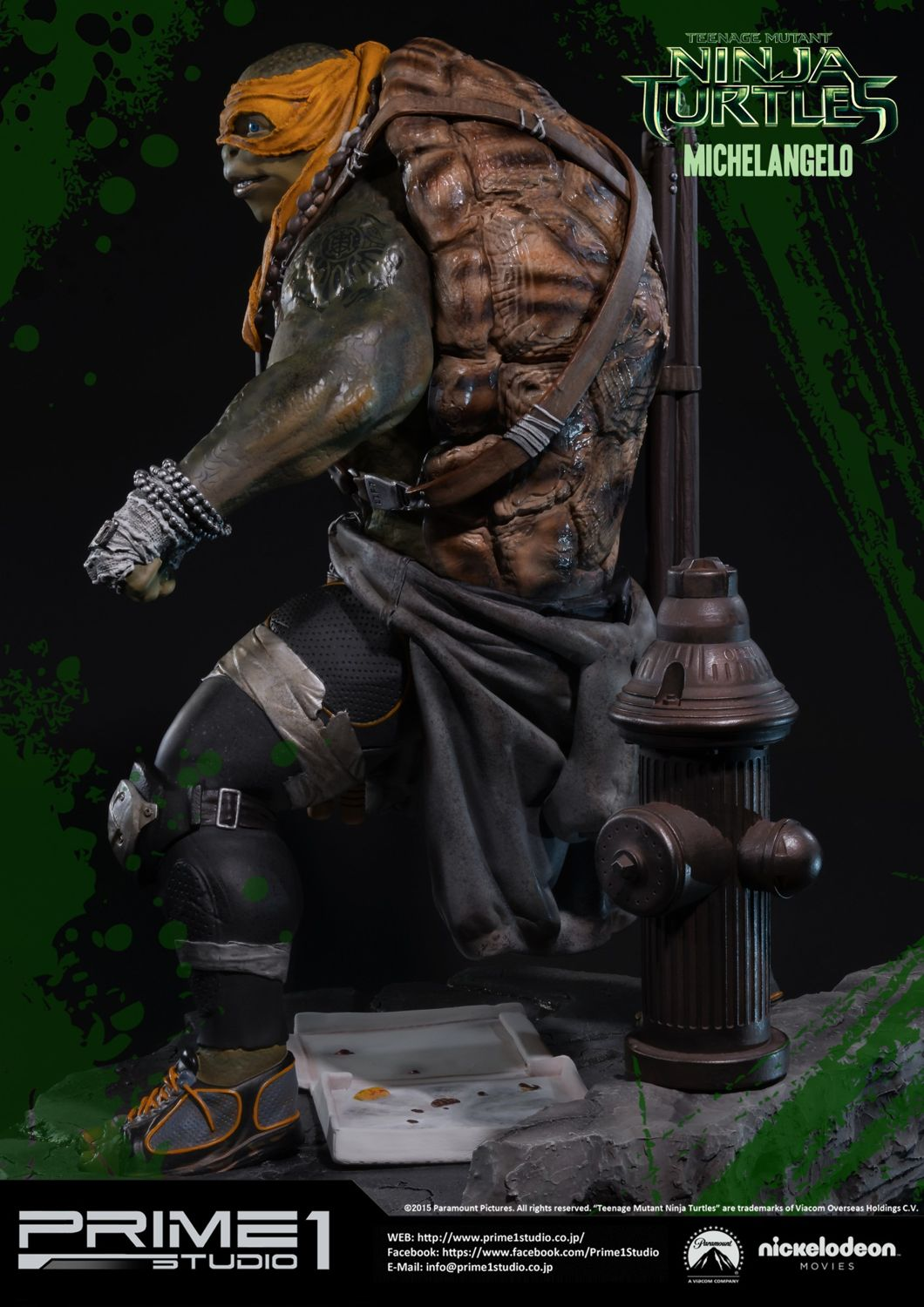 Prime 1 Studio – TMNT (Film 2014): Michelangelo Statue (Museum Masterline Series, MMTMNT-04)