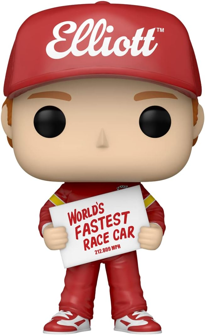 Funko Pop! NASCAR – Bill Elliott with "World’s Fastest Race Car" Sign #23