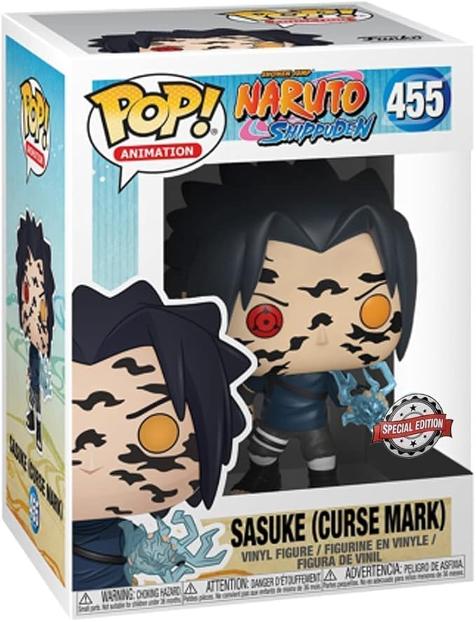 Funko Pop! Animation – Naruto Shippuden – Sasuke (Curse Mark) #455 (Exclusivo)