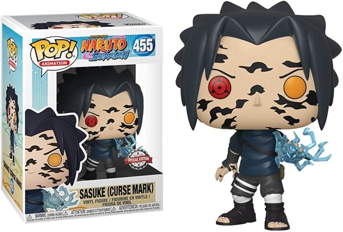 Funko Pop! Animation – Naruto Shippuden – Sasuke (Curse Mark) #455 (Exclusivo)