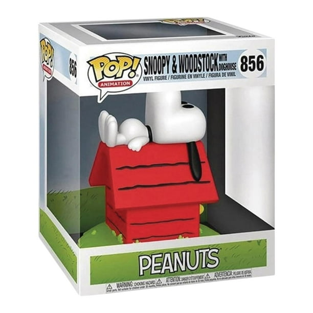 Funko Pop! Deluxe Peanuts Snoopy & Woodstock with Doghouse #856