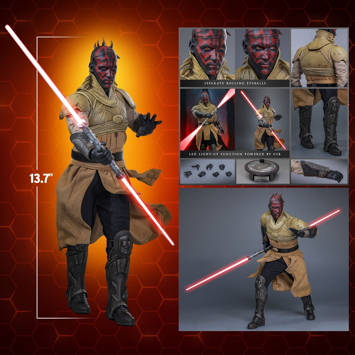Darth Maul (Concept Art) Sixth Scale Figure Hot Toys