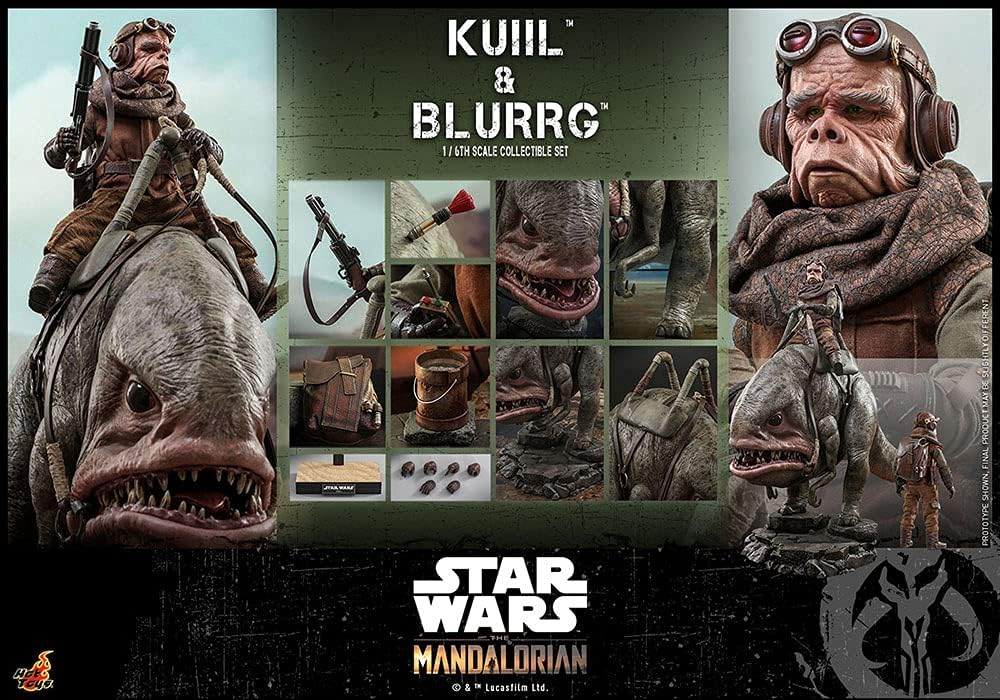 Set de Figuras Hot Toys 1/6 Kuiil y Blurrg - Star Wars: The Mandalorian (TV Masterpiece Series TMS049)