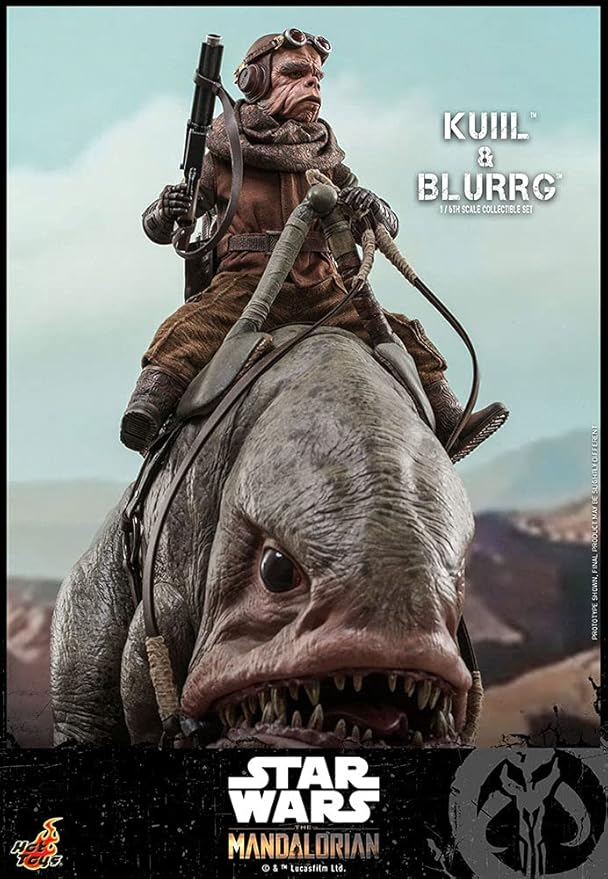 Set de Figuras Hot Toys 1/6 Kuiil y Blurrg - Star Wars: The Mandalorian (TV Masterpiece Series TMS049)