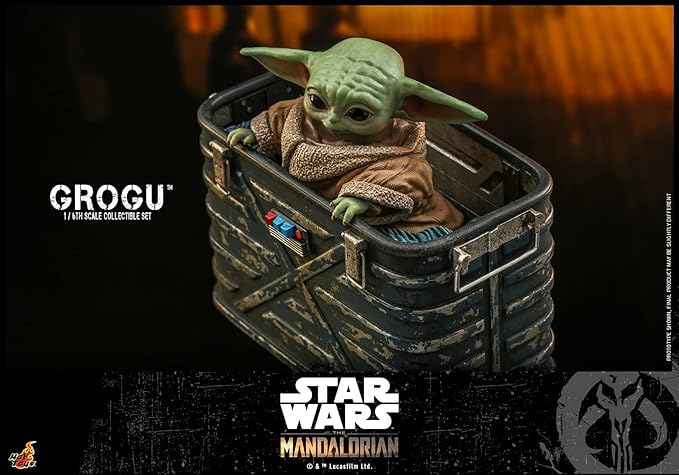 Hot Toys – Grogu™ Sixth Scale Figure Set – Star Wars (1/6, ~16 cm)
