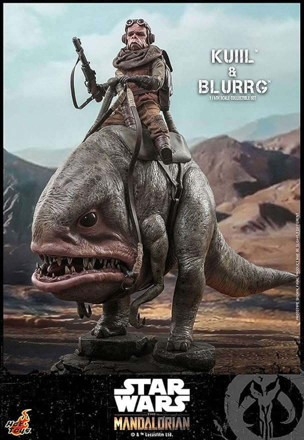 Set de Figuras Hot Toys 1/6 Kuiil y Blurrg - Star Wars: The Mandalorian (TV Masterpiece Series TMS049)