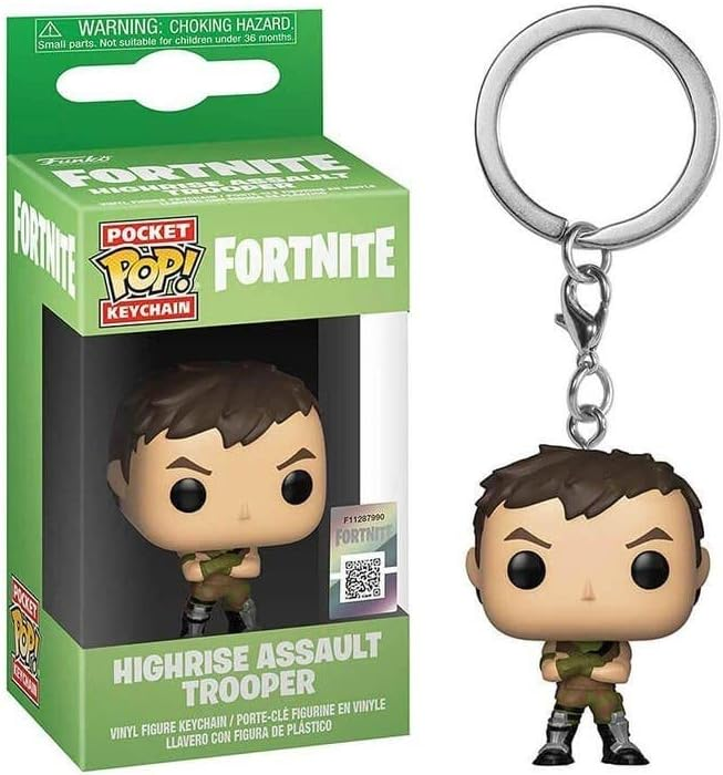 Funko Pocket Pop! Keychain – Fortnite – Highrise Assault Trooper