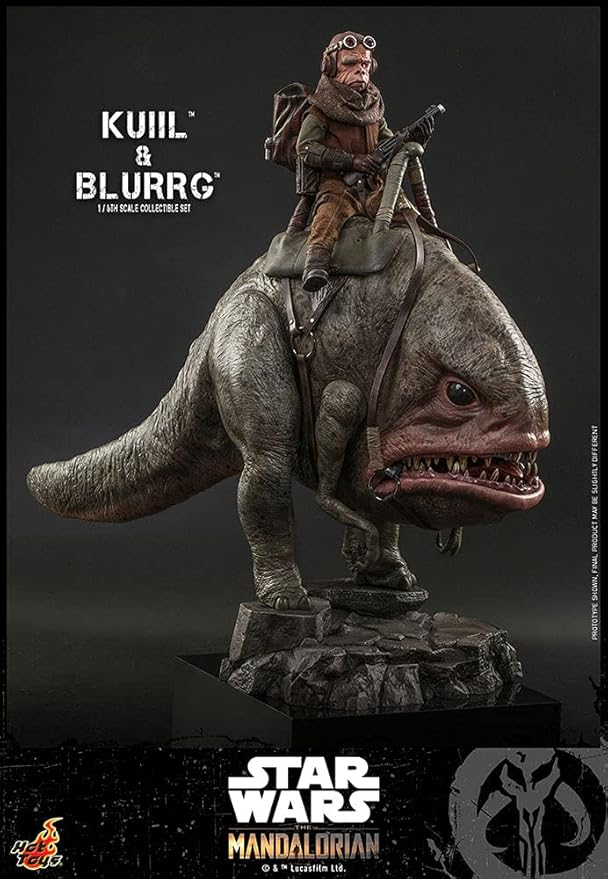 Set de Figuras Hot Toys 1/6 Kuiil y Blurrg - Star Wars: The Mandalorian (TV Masterpiece Series TMS049)