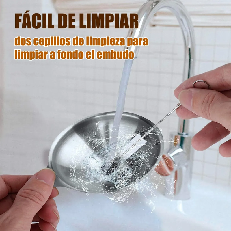 Mini Embudos De Cocina Para Llenar Botellas, Acero Inoxidabl