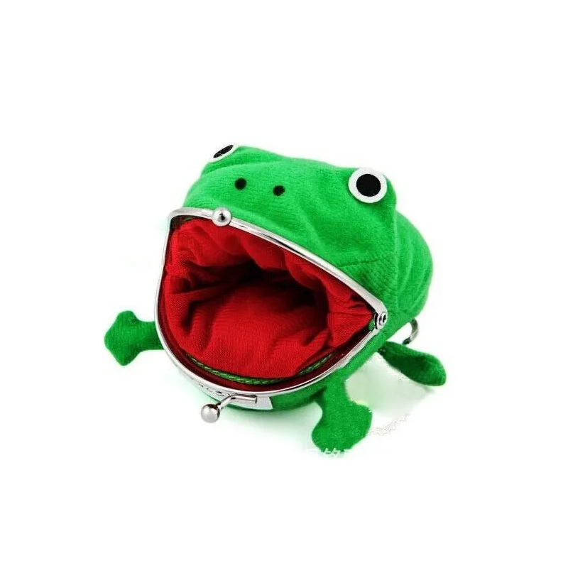 Monedero De Ranita Verde De Peluche! Uzumaki Naruto! 1 pza