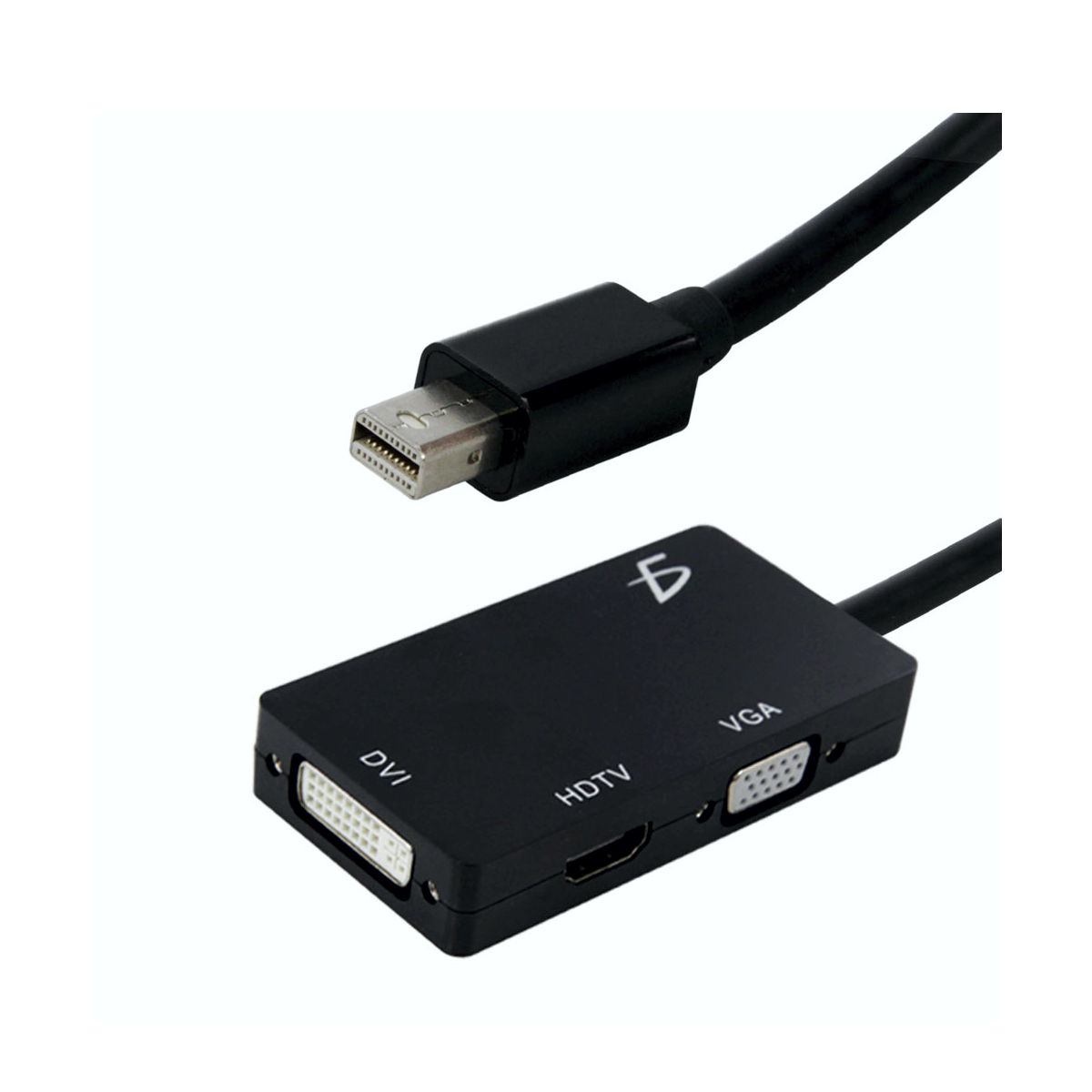 Adaptador 3 En 1 Mini Dp Displayport A Hdmi Vga Dvi Compatible Con Mac
