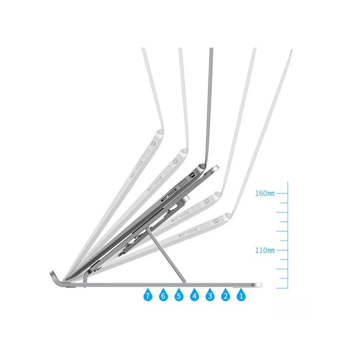 Base Soporte Ajustable y Plegable Para Laptop o Tablet