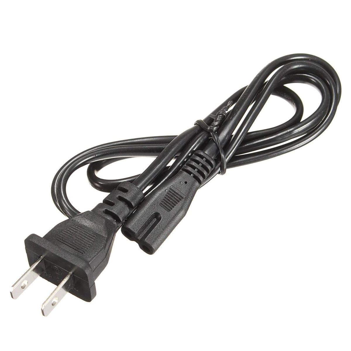 Cable De Corriente 2 Polos Compatible con Aparatos Electronicos