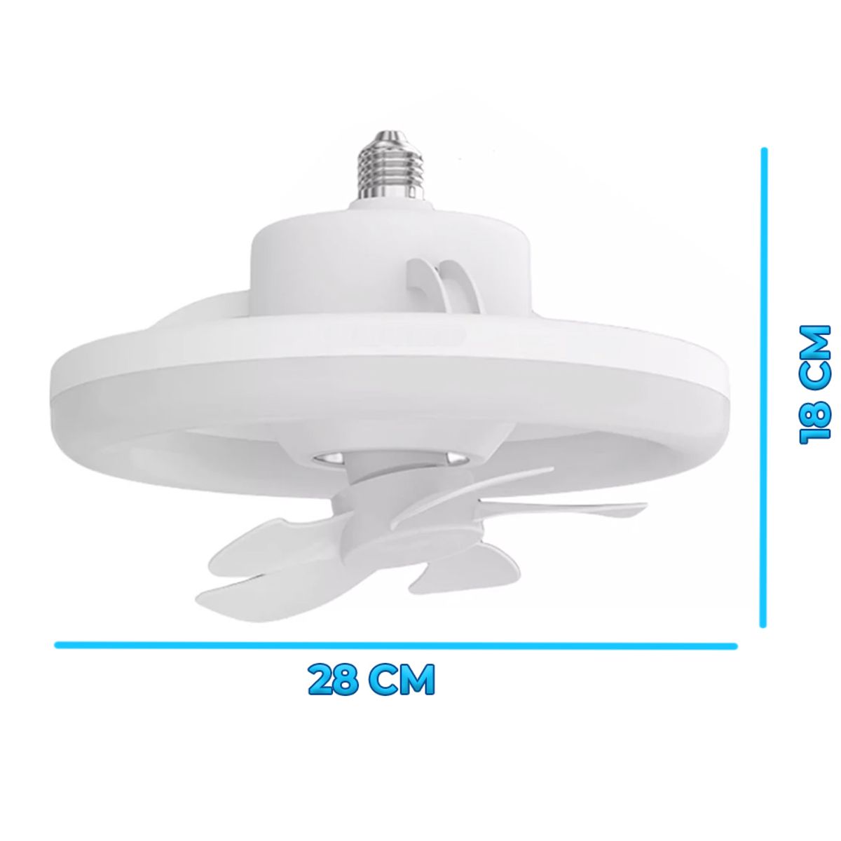 Ventilador De Techo Con Luz LED Con Tres Temperaturas De Color Control IR