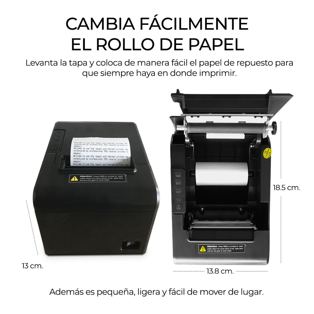 Impresora De Tickets Térmica Corte Automático 80mm Ideal Punto de Venta