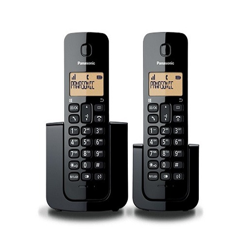 TELEFONO INALAMBRICO PANASONIC KXTGB112MEB 2 AURICULARES NEGRO